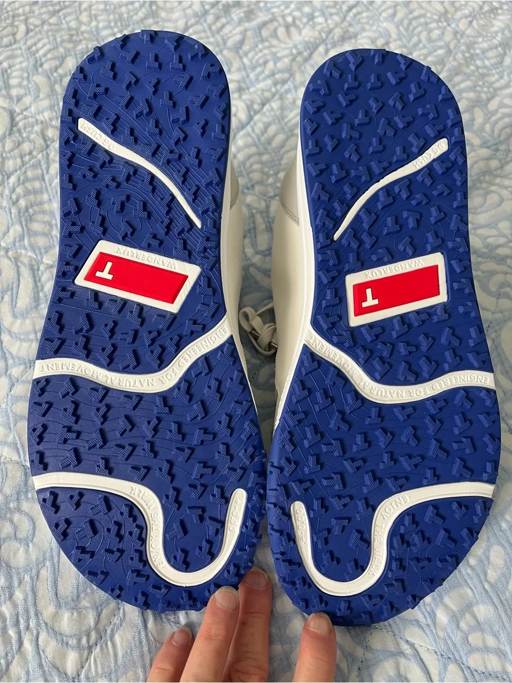 Folds of Honor Unisex Golf Shoes with Red & Blue Accents